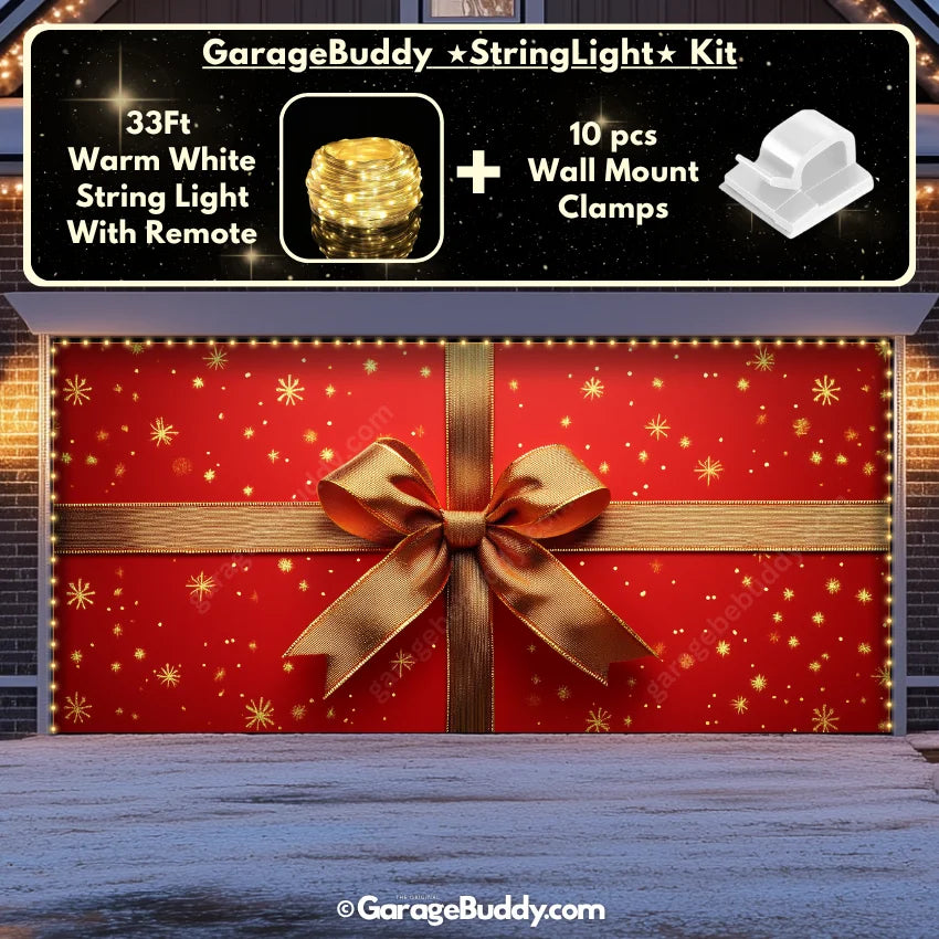 Gift Wrap | Christmas Garage Door Cover