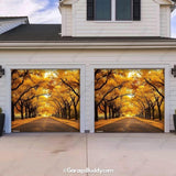Golden Trail Nature Garage Door Cover - GarageBuddy