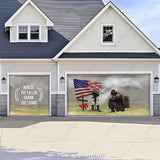Honor The Fallen Patriotic Garage Door Cover - GarageBuddy