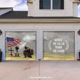 Honor The Fallen Patriotic Garage Door Cover - GarageBuddy