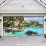 Islands nature garage door cover GarageBuddy