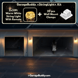 GarageBuddy Possessed Girl Halloween Garage Door Cover with Lights