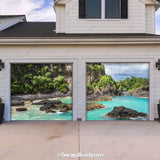 Islands nature garage door cover GarageBuddy