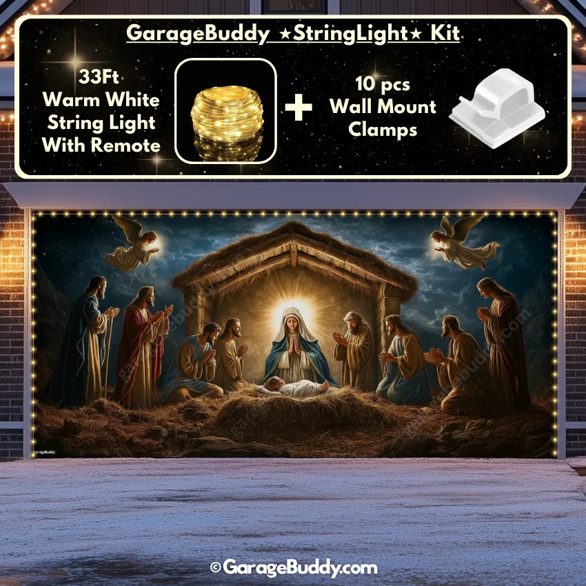Nativity Scene | Christmas Garage Door Cover