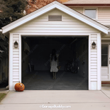 GarageBuddy Possessed Girl Halloween Garage Door Cover