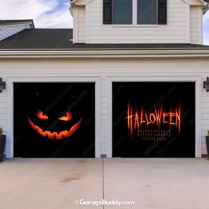 Spooky Halloween | Halloween Garage Door Cover