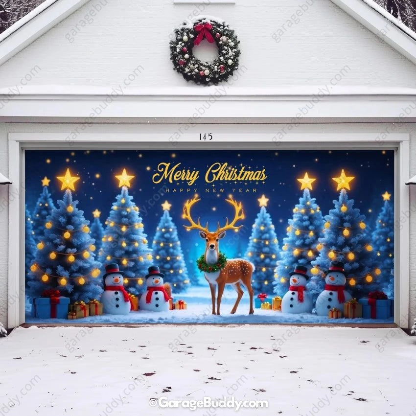 Winter Wonderland | Christmas Garage Door Cover