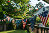 Easy Outdoor 4th of July Decoration Ideas Using Your Garage Space