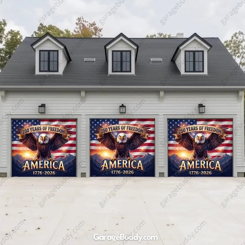 America’s 250th Anniversary | Patriotic Garage Door Cover