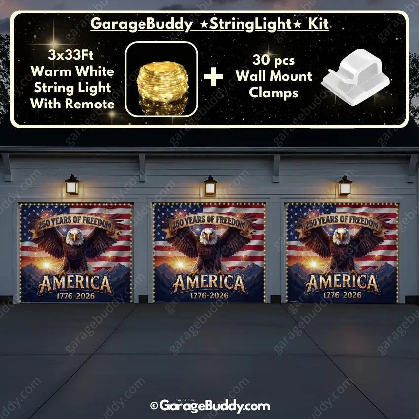 America’s 250th Anniversary | Patriotic Garage Door Cover