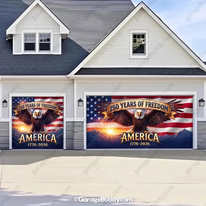 America’s 250th Anniversary | Patriotic Garage Door Cover