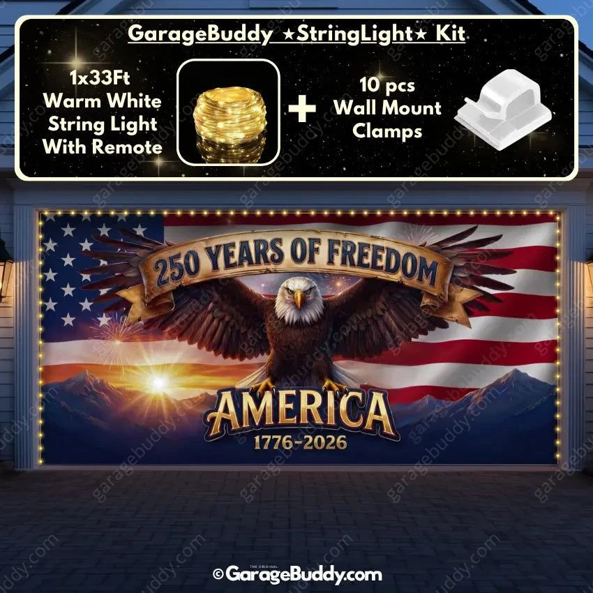 America’s 250th Anniversary | Patriotic Garage Door Cover