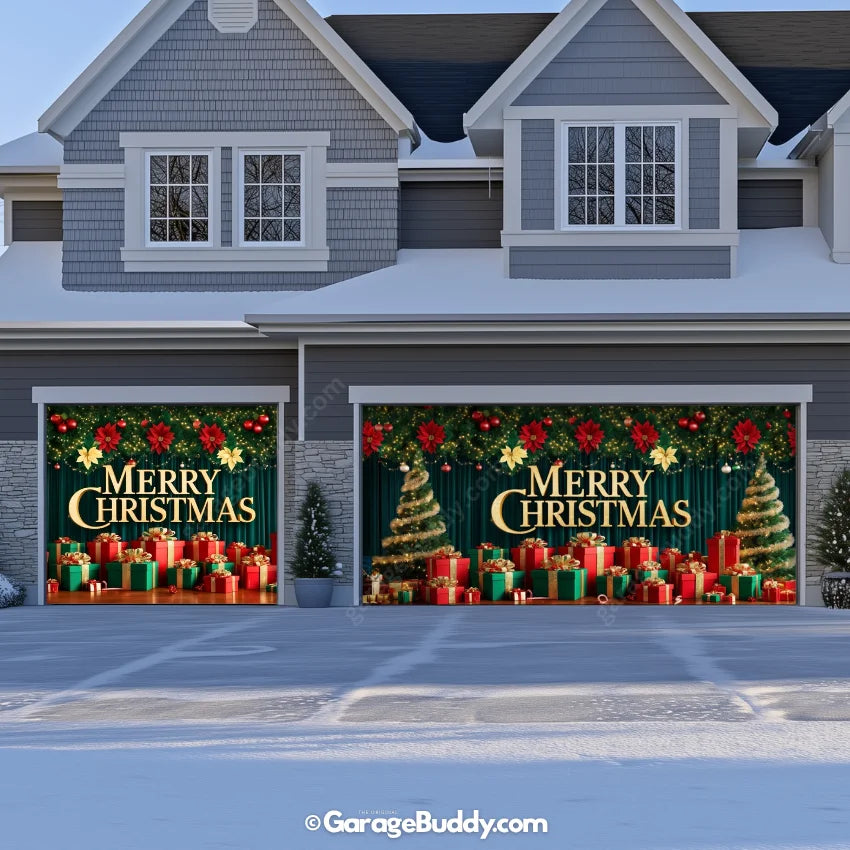 Christmas Joy | Christmas Garage Door Cover