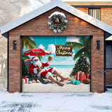 Christmas Paradise Christmas Garage Door Cover - GarageBuddy 