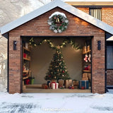 Cozy Christmas | Christmas Garage Door Cover | GarageBuddy