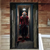 Doorway Clown | Halloween Front Door Cover
