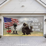 Honor The Fallen | Patriotic Garage Door Cover