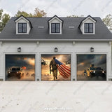 Forged In Freedom | Patriotic Veterans Garage Door Cover - GarageBuddy patriotic