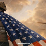 Forged In Freedom | Patriotic Veterans Garage Door Cover - GarageBuddy patriotic