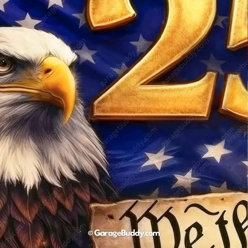 Freedom 250 | Limited Edition Patriotic Garage Door Cover - GarageBuddy patriotic
