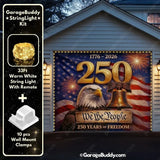 Freedom 250 | Limited Edition Patriotic Garage Door Cover - GarageBuddy patriotic
