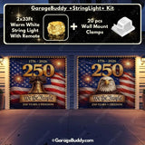 Freedom 250 | Limited Edition Patriotic Garage Door Cover - GarageBuddy patriotic