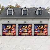 Freedom 250 | Limited Edition Patriotic Garage Door Cover - GarageBuddy patriotic