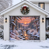 Cardinal Creek | Christmas Garage Door Cover