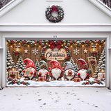 Gnome Sweet Gnome | Christmas Garage Door Cover