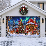Gnome Wonderland | Christmas Garage Door Cover