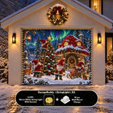 Gnome Wonderland | Christmas Garage Door Cover