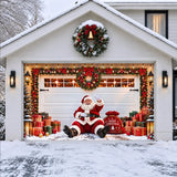 Jolly Stopover | Christmas Garage Door Cover
