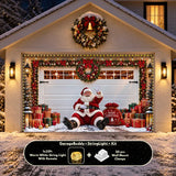 Jolly Stopover | Christmas Garage Door Cover