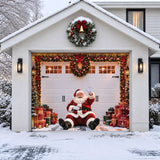 Jolly Stopover | Christmas Garage Door Cover