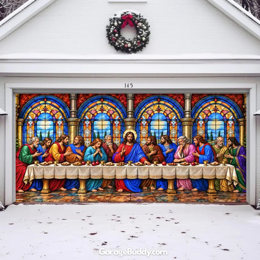Last Supper | Christmas Garage Door Cover