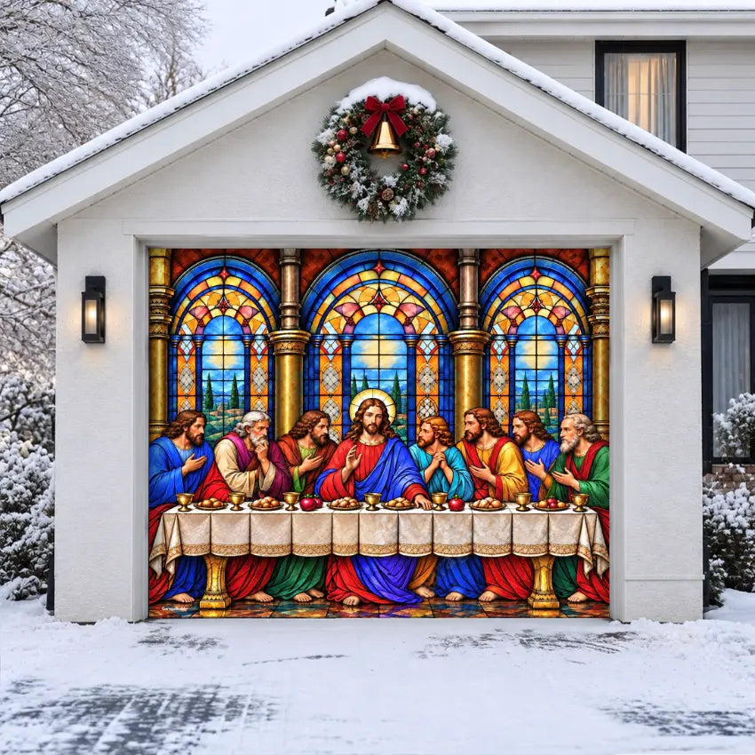 Last Supper | Christmas Garage Door Cover