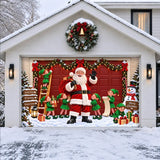 Santa's Crew | Christmas Garage Door Cover