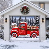 Santa's Retrievers | Christmas Garage Door Cover