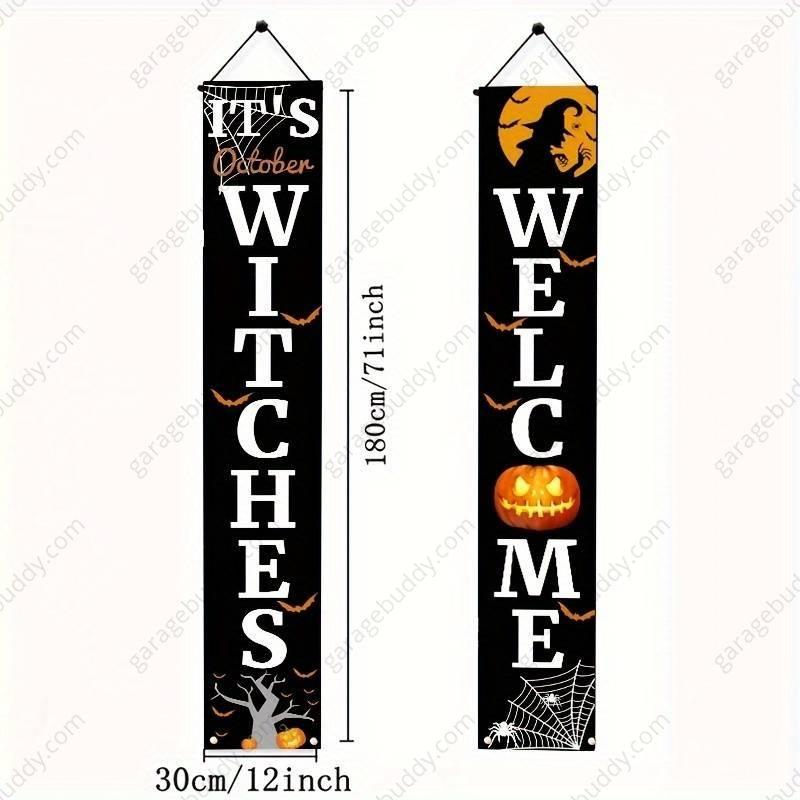 GarageBuddy Halloween Porch Signs - GetGarageBuddy halloween, halloween decor