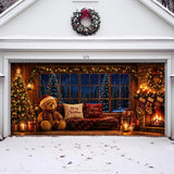 Cozy Christmas | Christmas Garage Door Cover