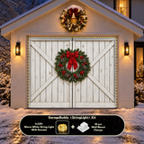 Farmhouse Christmas | Christmas Garage Door Cover
