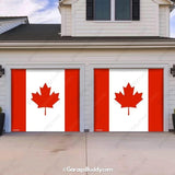 Canada Flag (Plain) | Patriotic Garage Door Cover