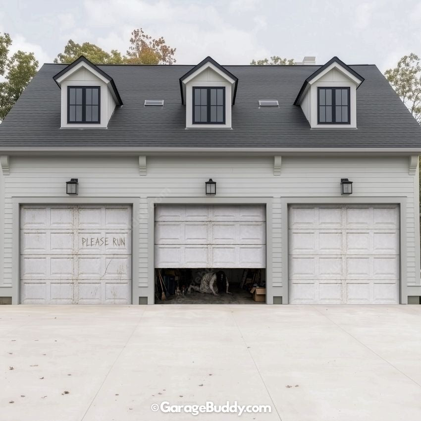 The Crawler | Halloween Garage Door Cover - GarageBuddy festive, halloween, halloween decor