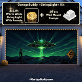 Alien Abduction | Halloween Garage Door Cover