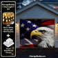 American Bald Eagle & US Flag | Patriotic Garage Door Cover