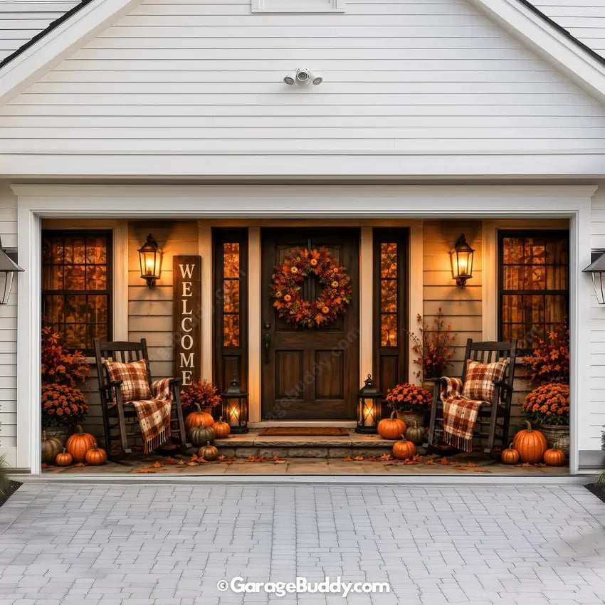 Autumn Eve | Fall Garage Door Cover