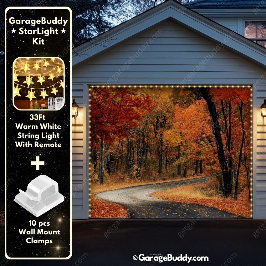 Autumn Road | Nature Garage Door Cover