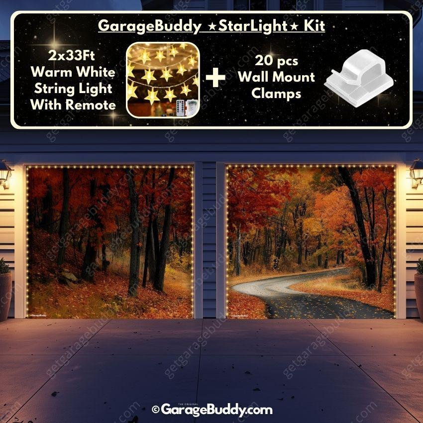 Autumn Road | Nature Garage Door Cover