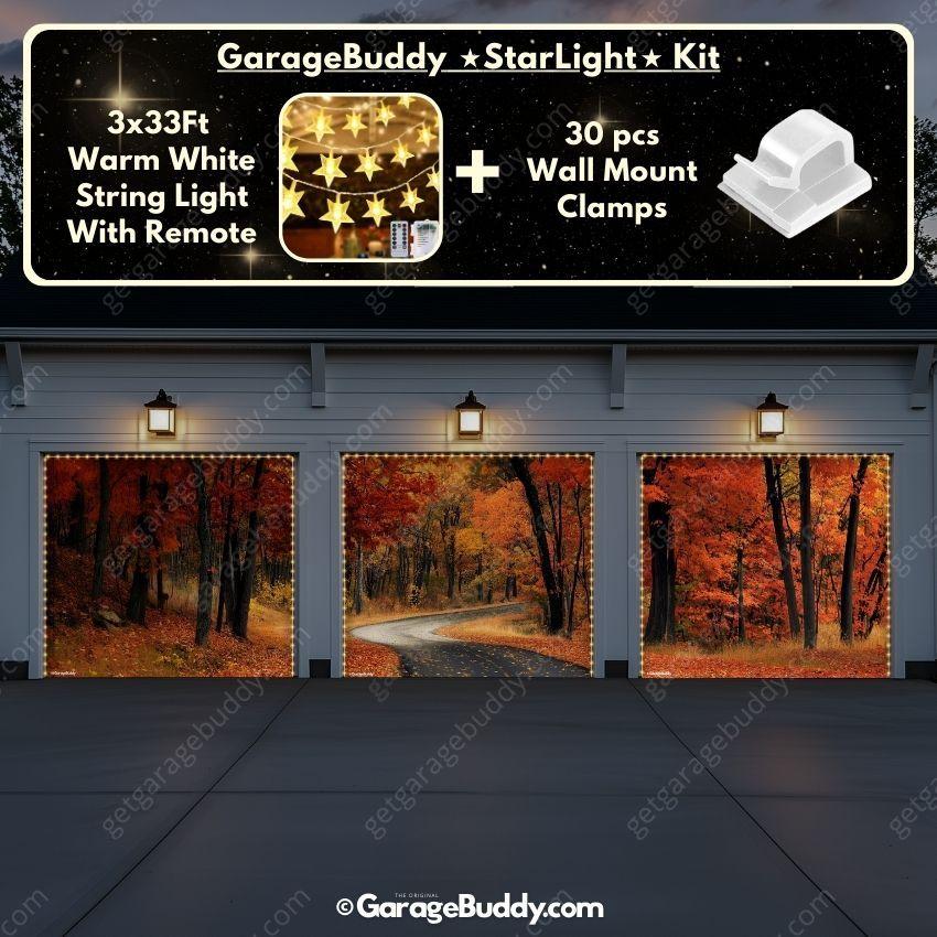 Autumn Road | Nature Garage Door Cover