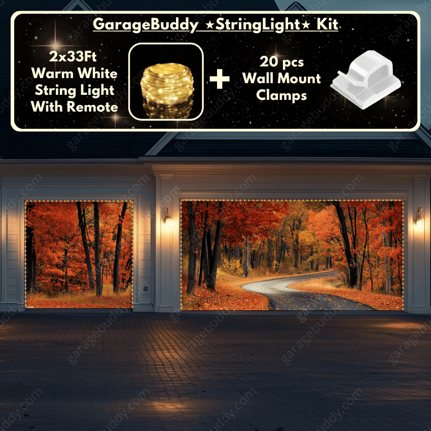 Autumn Road | Nature Garage Door Cover